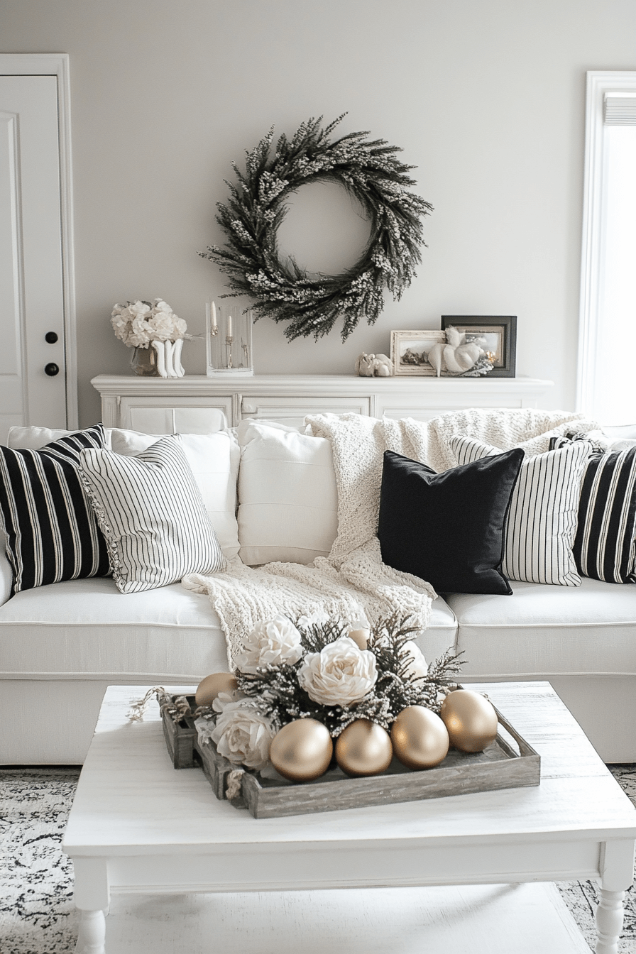 Black and White Easter Decor Black and White Easter Decor