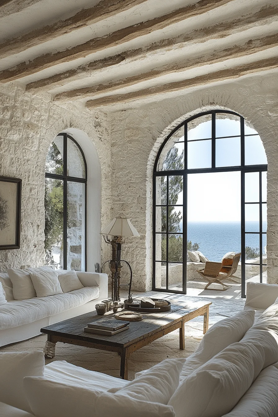 Mediterranean Villa Style with Terracotta Tiles and Arched Doorways Mediterranean Villa Style with Terracotta Tiles and Arched Doorways