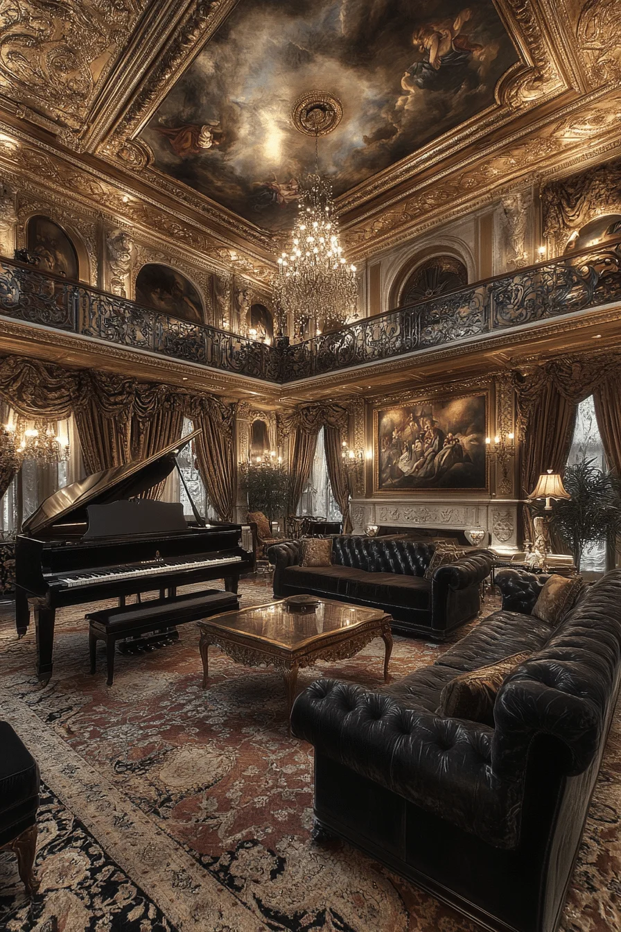 Baroque Style with Lavish Ornamentation and Rich Colors Baroque Style with Lavish Ornamentation and Rich Colors