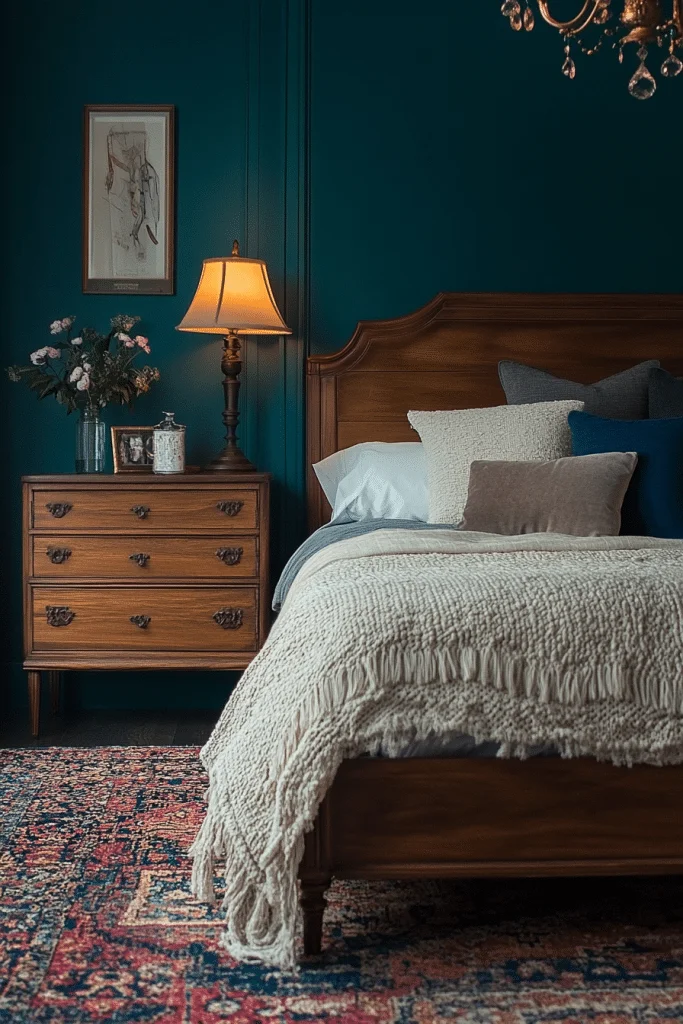 19 Dark Teal Bedroom Ideas for a Modern and Moody Vibe 9 Unique Teal Atmosphere