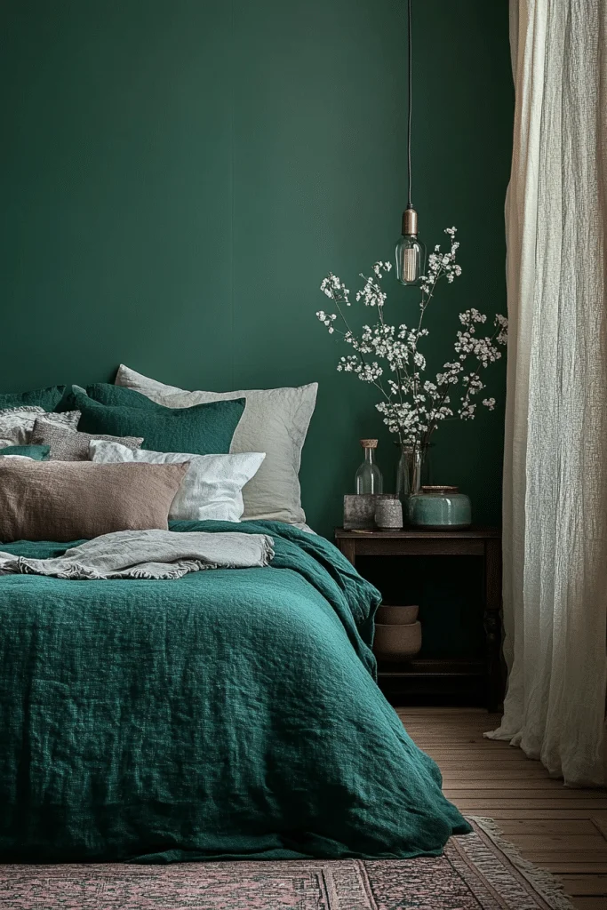 19 Dark Teal Bedroom Ideas for a Modern and Moody Vibe 18 Harmonious Teal Design