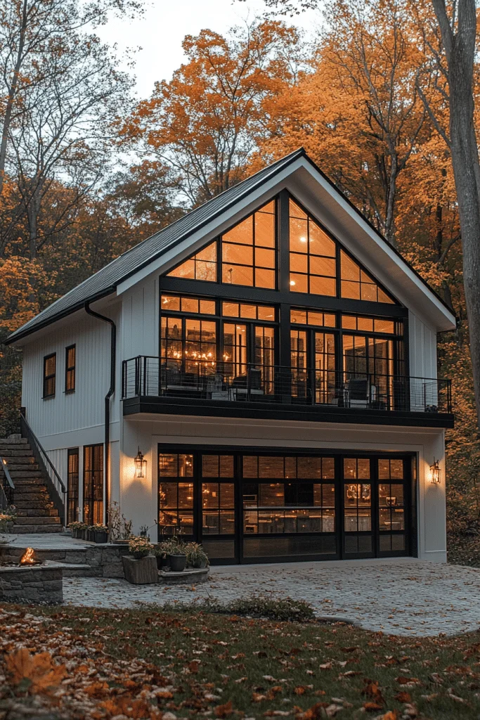 Maximized Space with Two-Story Farmhouse Garage