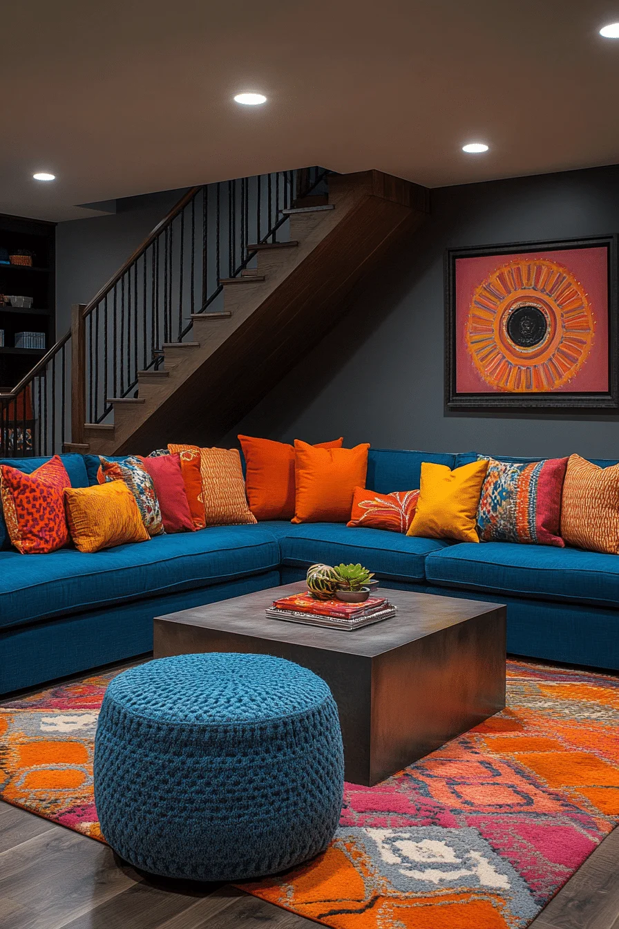 Party-Ready Basement Living Room Party-Ready Basement Living Room