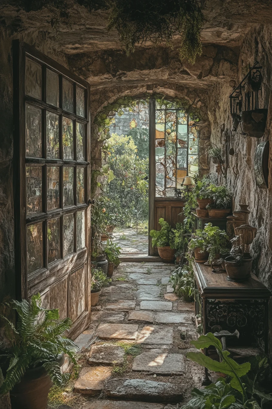 Aged Elegance in Western Gothic Vintage Design