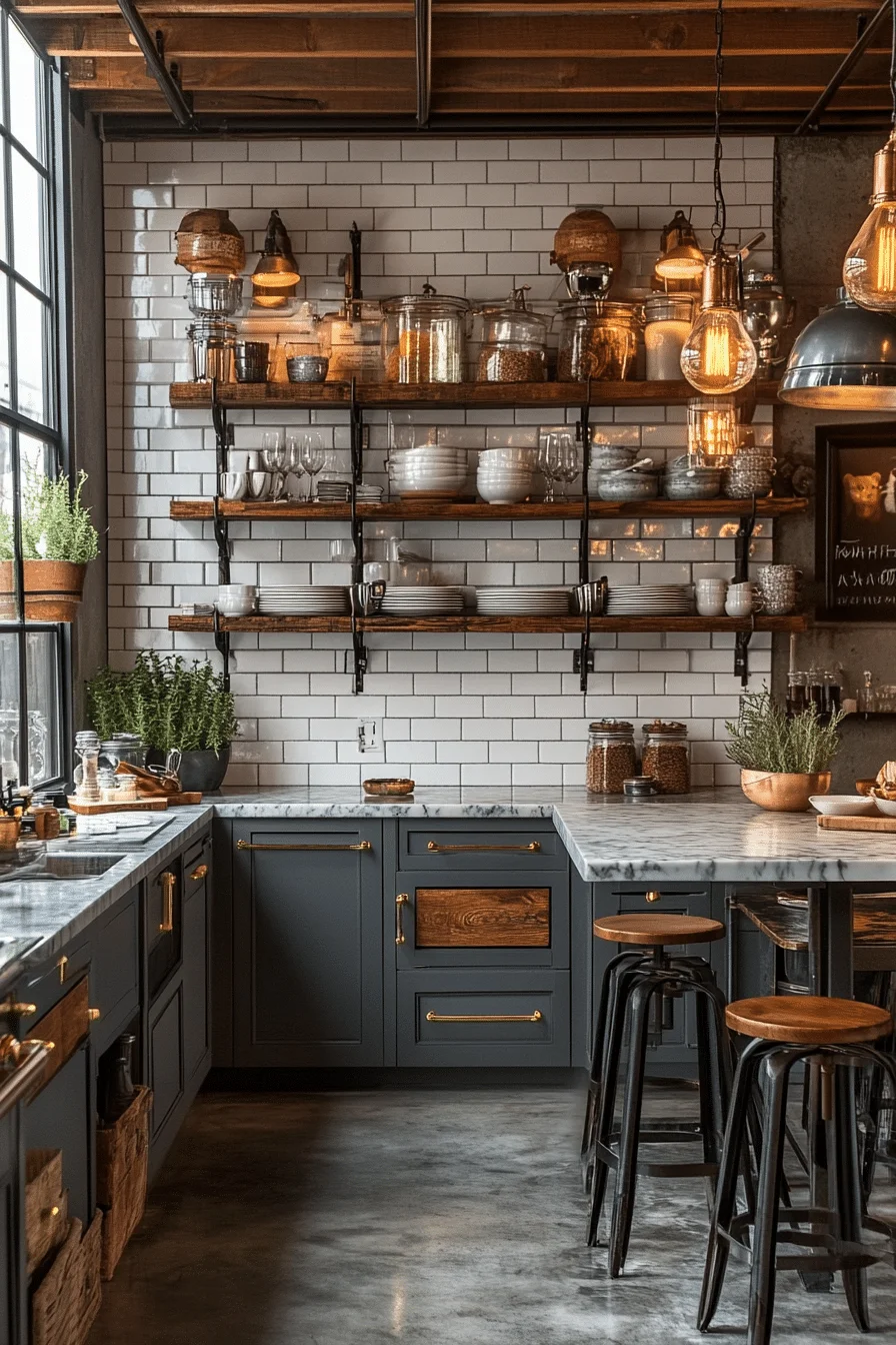 Industrial Luxe Kitchen