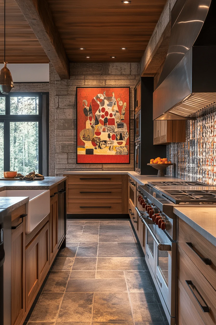 Artistic Contemporary Kitchen