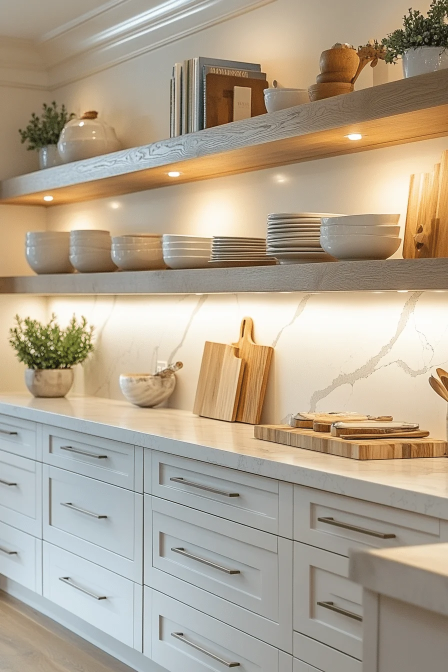 Open Shelving Kitchen
