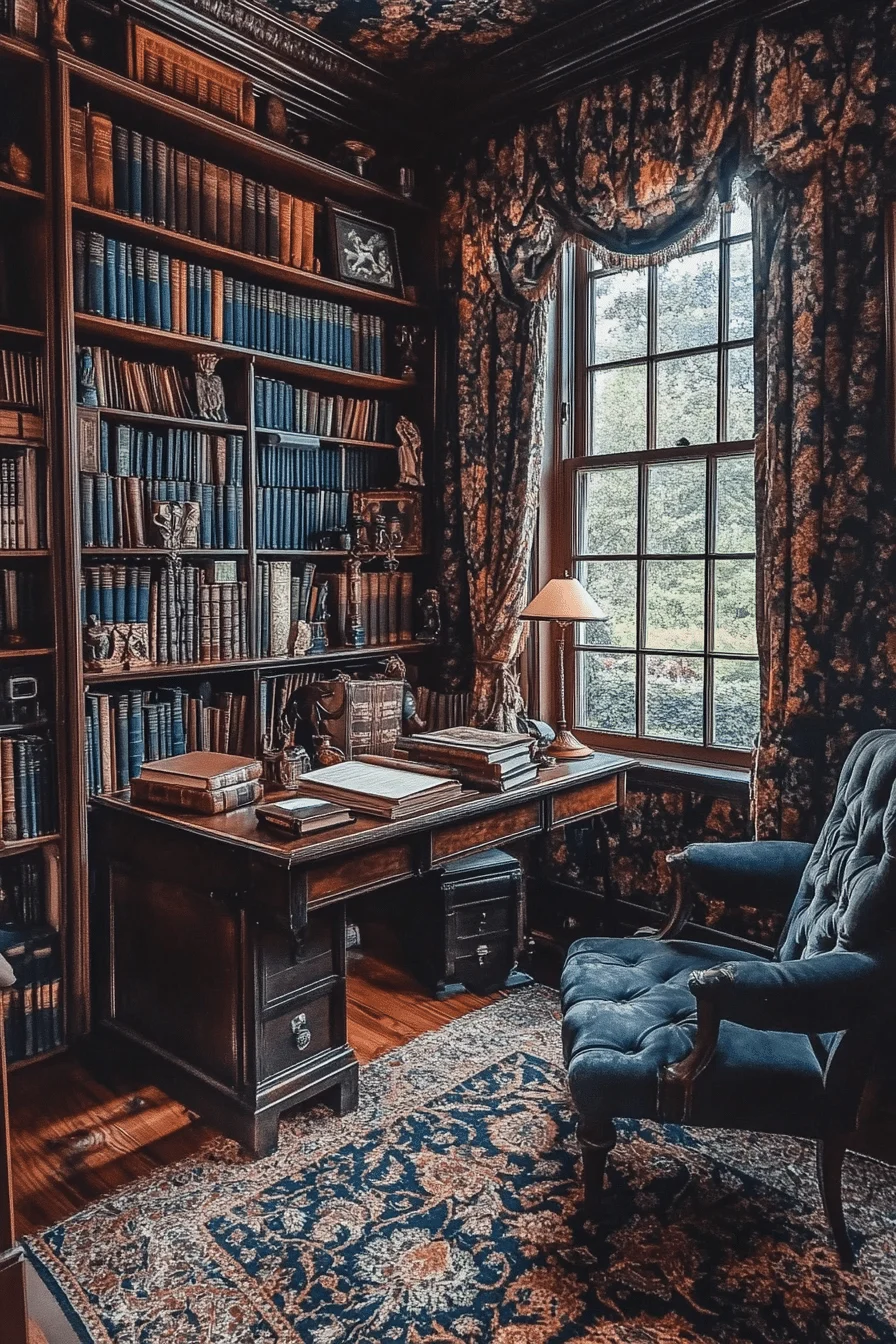 Boho Witchy Bedroom Ideas - Enchanted Study Corner