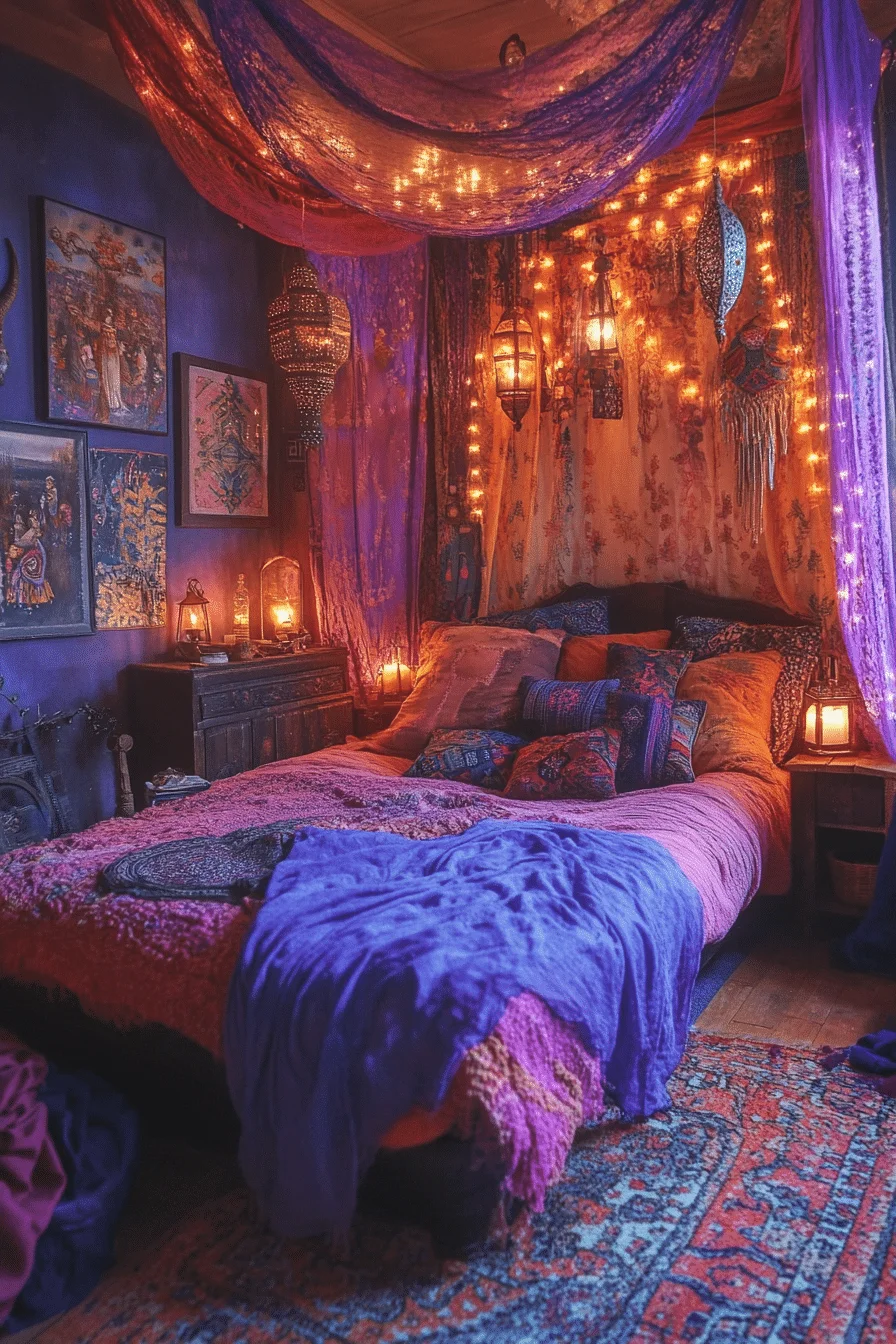 Boho Witchy Bedroom Ideas - Nomadic Spirit Sanctuary