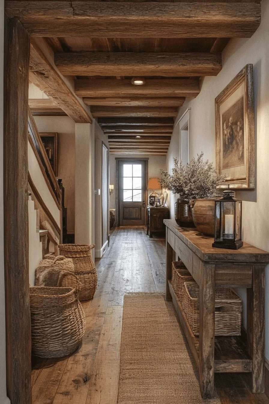 25 Rustic Hallway Ideas to Add Warmth and Charm to Your Home