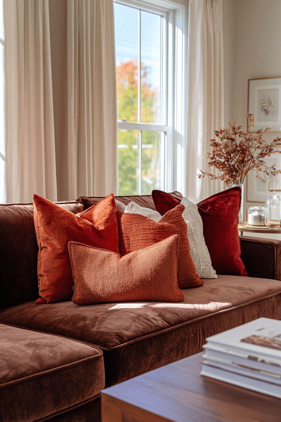 Autumnal Throw Pillows