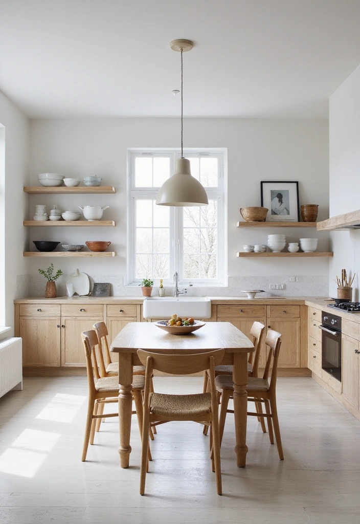 Nordic Naturalness Minimalist Kitchen
