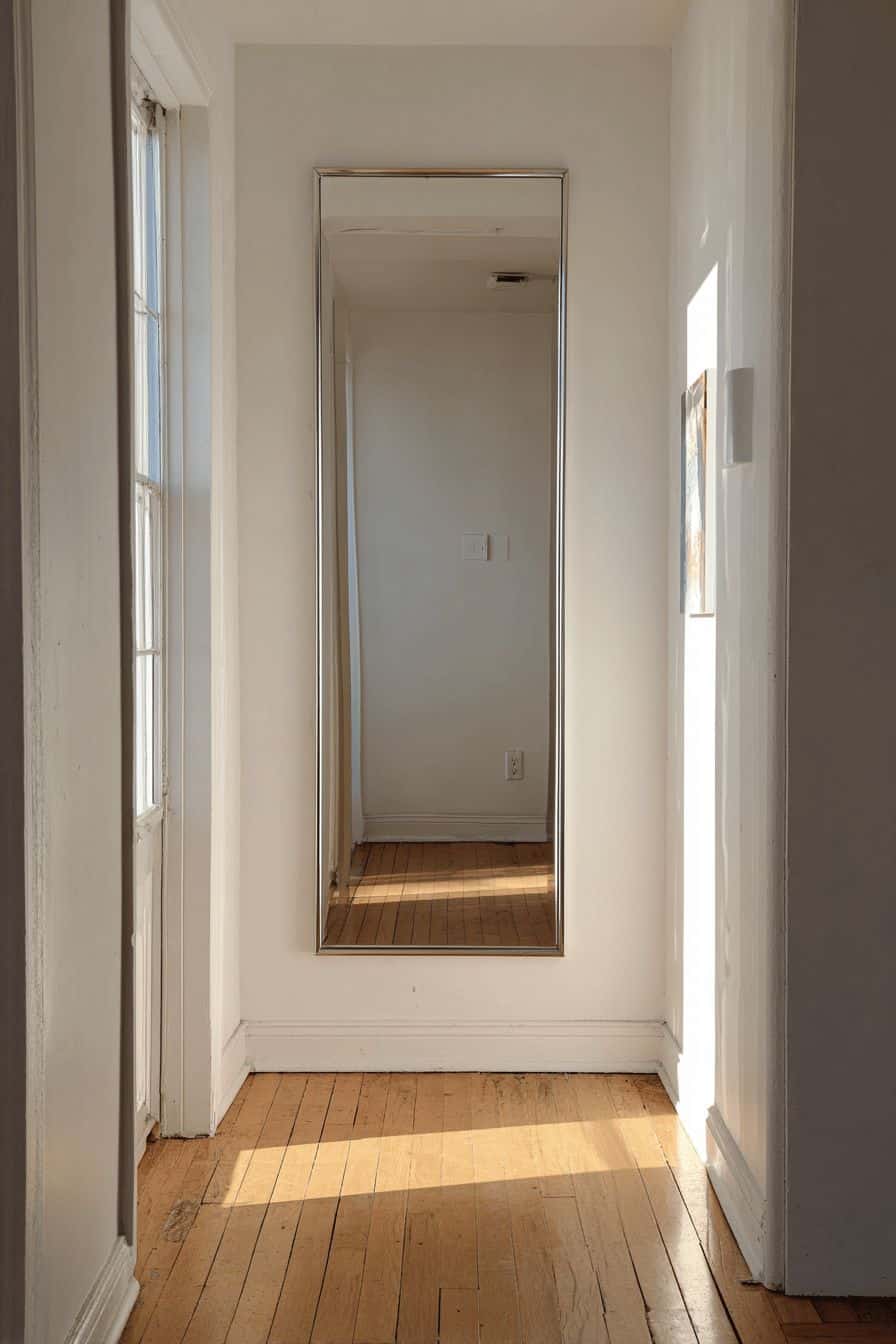 Use Mirrors to Reflect Light in Hallways