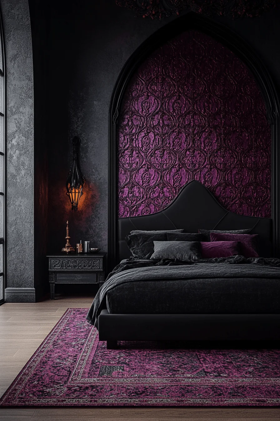 Contemporary Gothic Bedroom Design Contemporary Gothic Bedroom Design