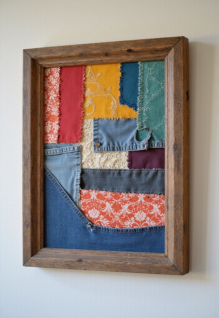 Layered Textile Collage Creations