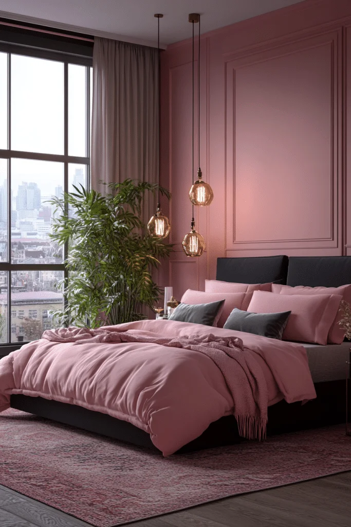 City Chic Pink Bedroom Designs