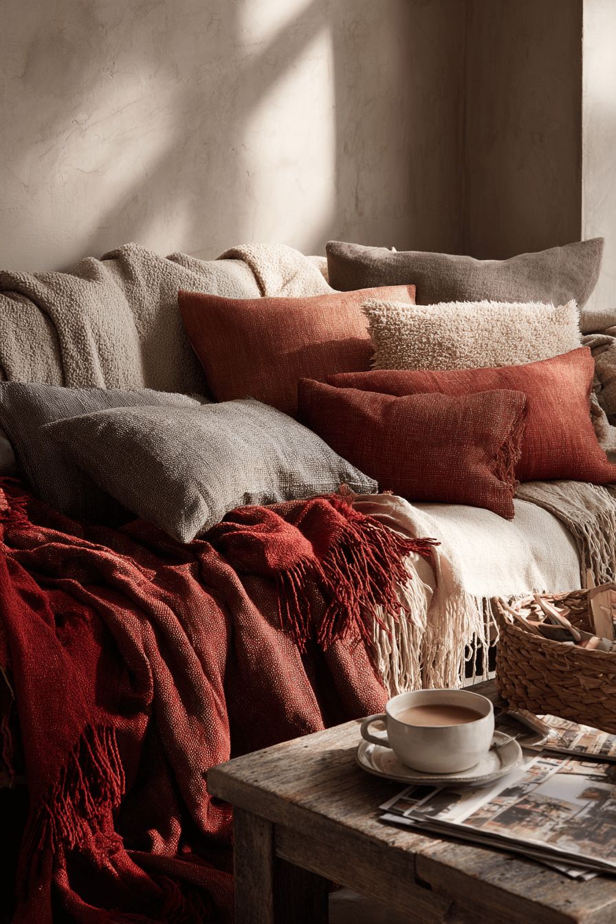 Layer with Plush Throws