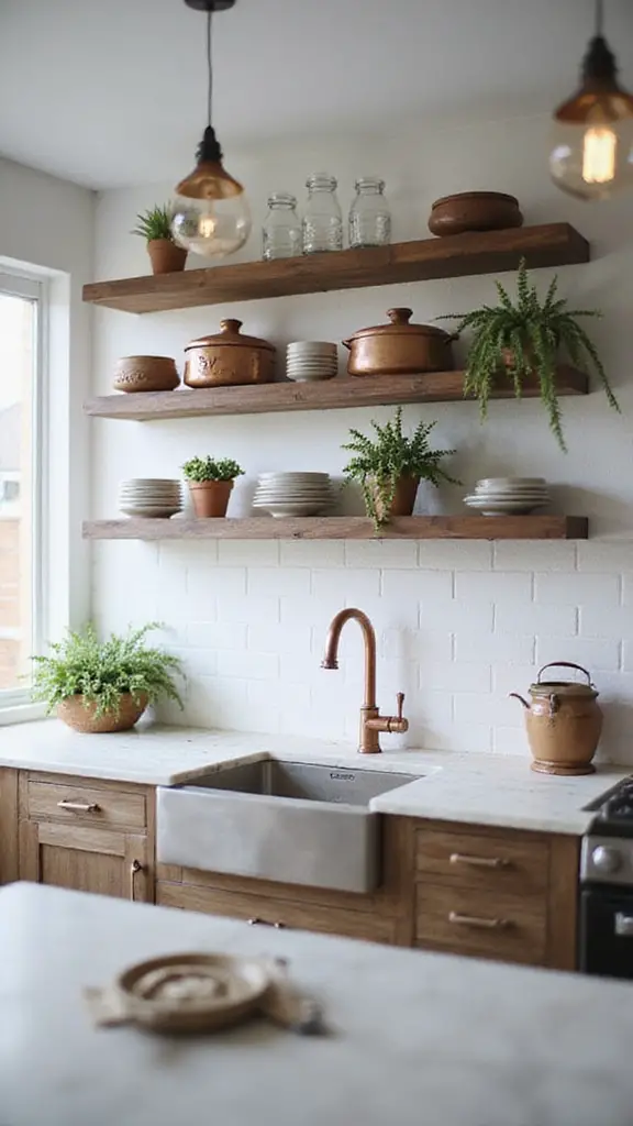 open shelving design tips