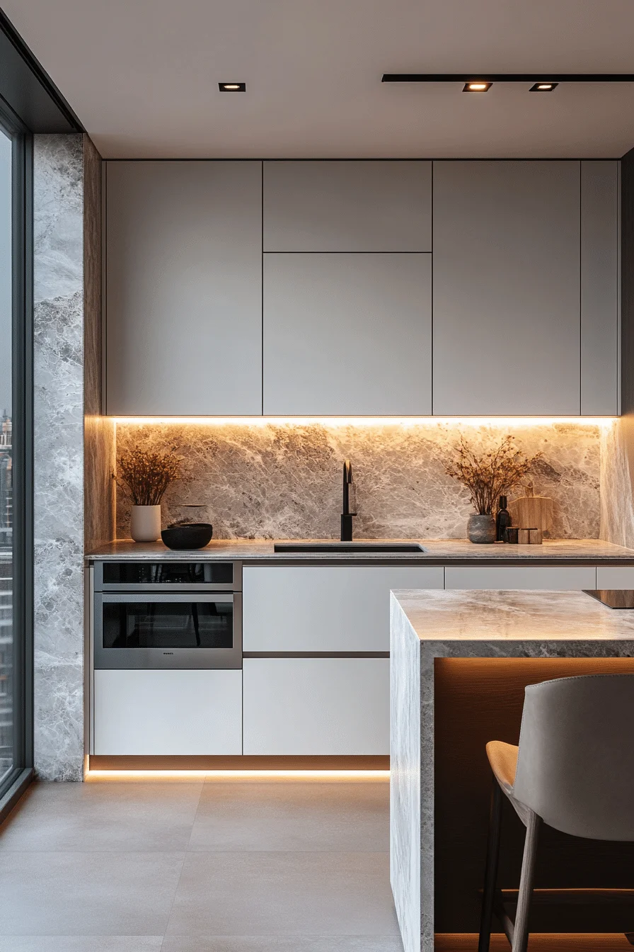 Minimalist Elegance for Small Kitchens