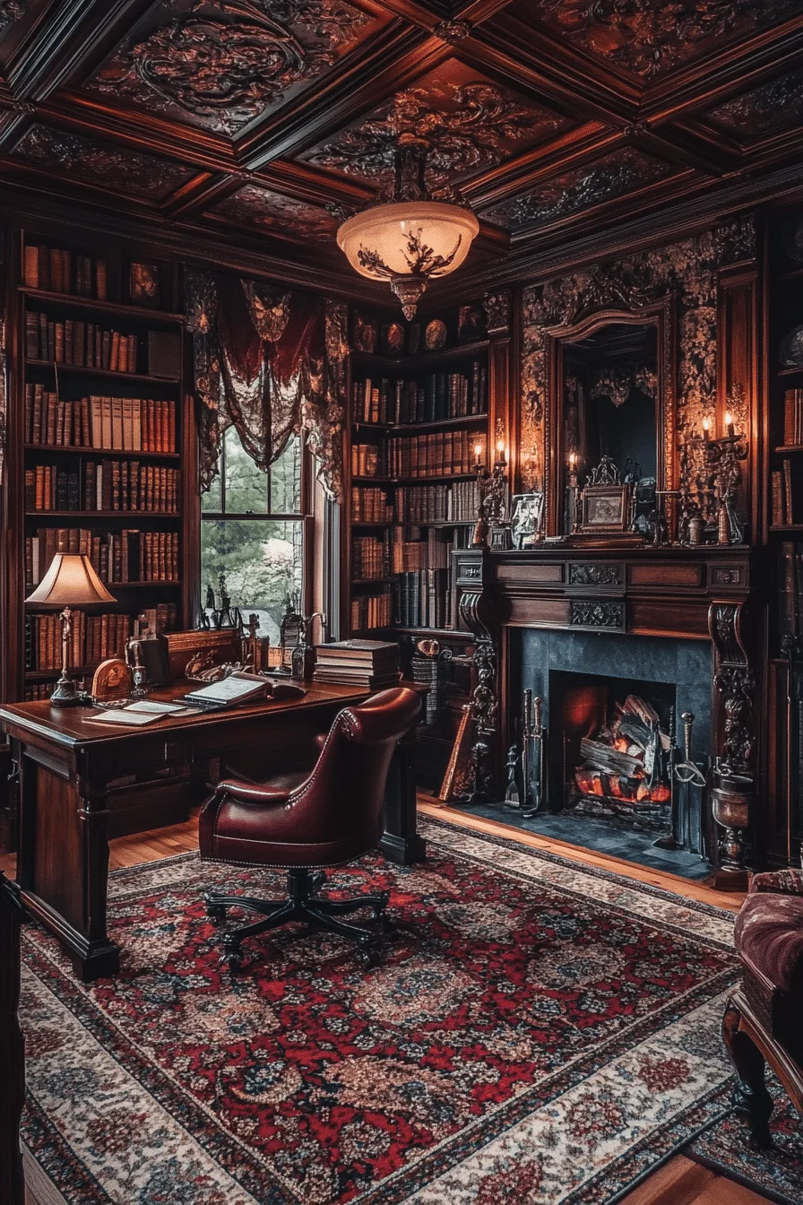 Victorian Gothic Allure in Western Gothic Vintage Design