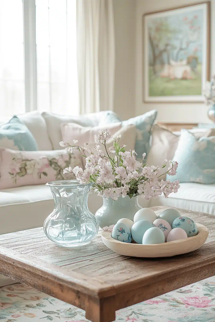 Pastel Easter Living Room Decor Pastel Easter Living Room Decor