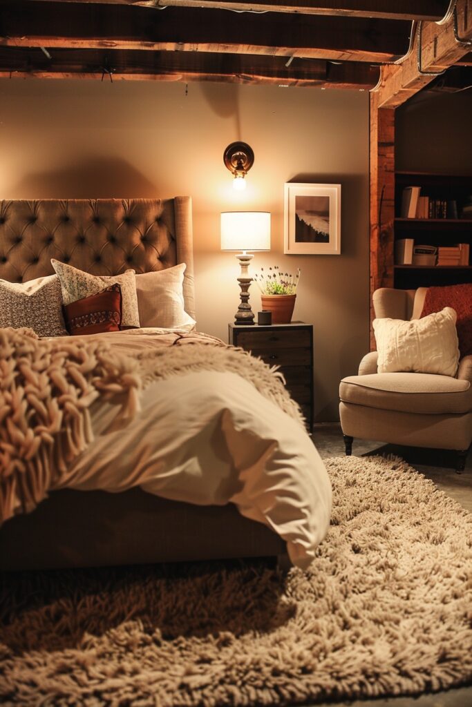 Cozy Basement Bedroom Cozy Basement Bedroom