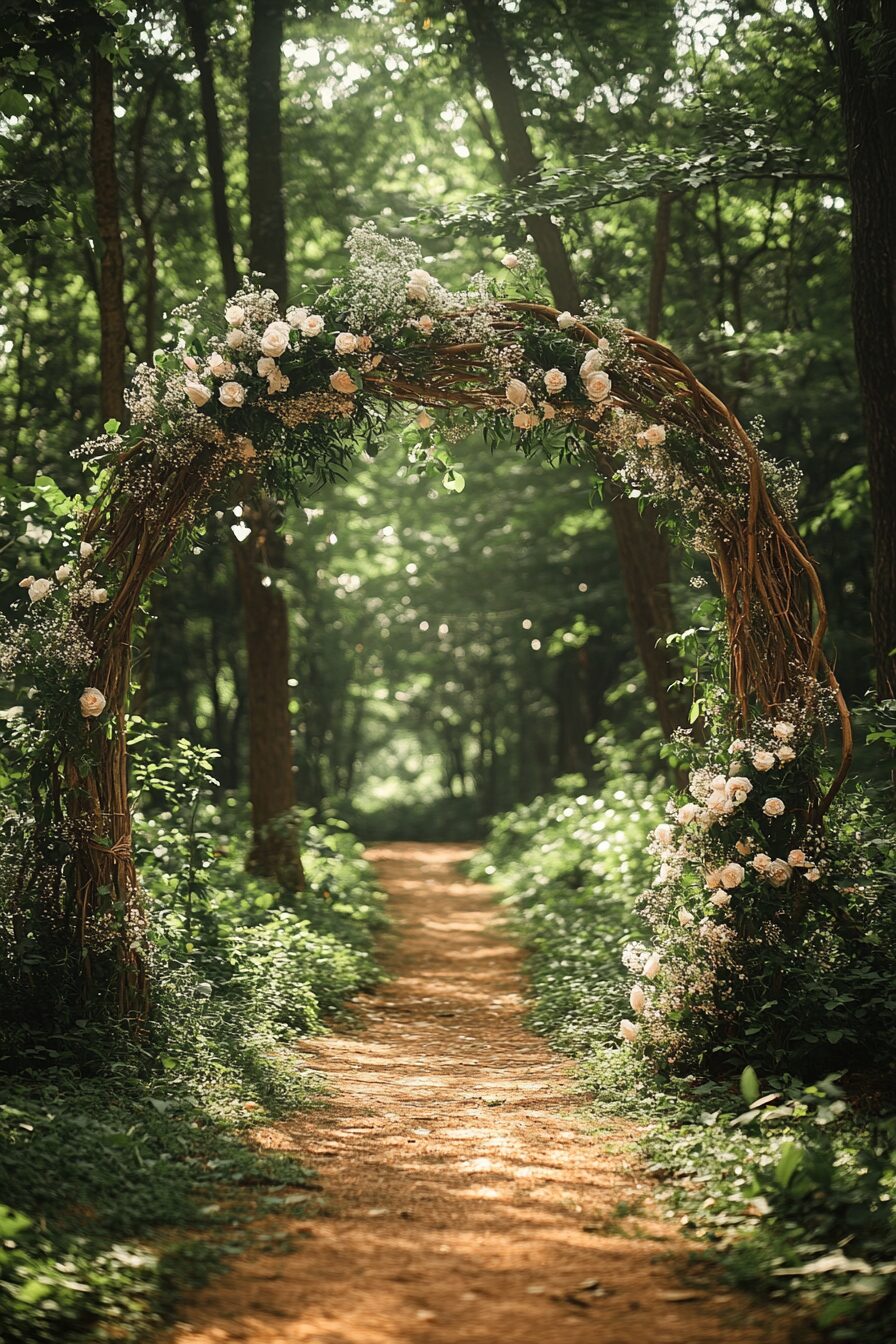 29 Boho Wedding Arch Ideas to Create a Stunning Ceremony Backdrop 1 boho wedding arch