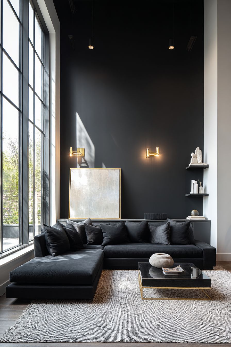 Embrace Statement Black Walls for Instant Impact