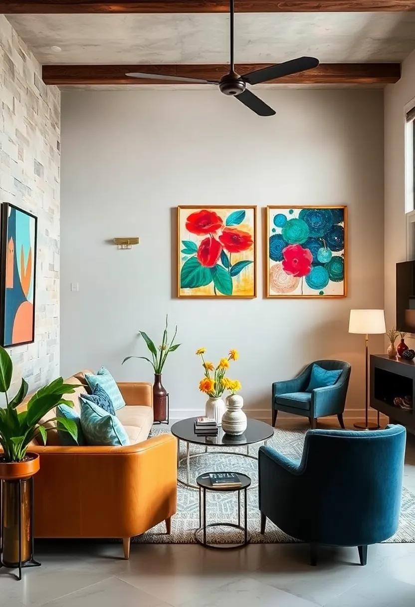 Eclectic Art in Small Spaces Strategies for Making Bold Artistic Choices Without Overwhelming the Room