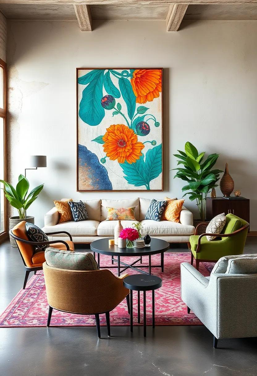 Framing Bold Statements Selecting Oversized Artworks that Define and Energize Room Atmospheres