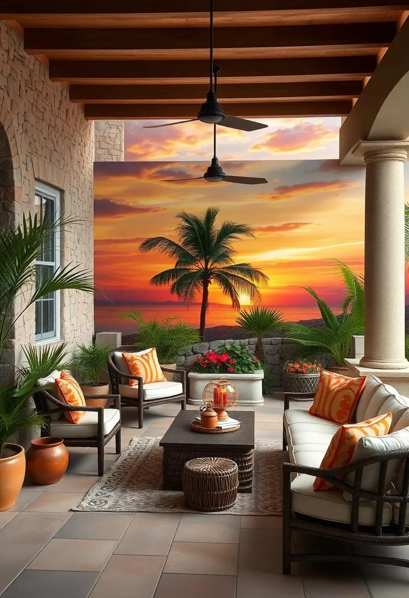 Celestial Mural Themes Showcasing Stars, Moons, and Nebulas to Inspire Evening Patio Gatherings