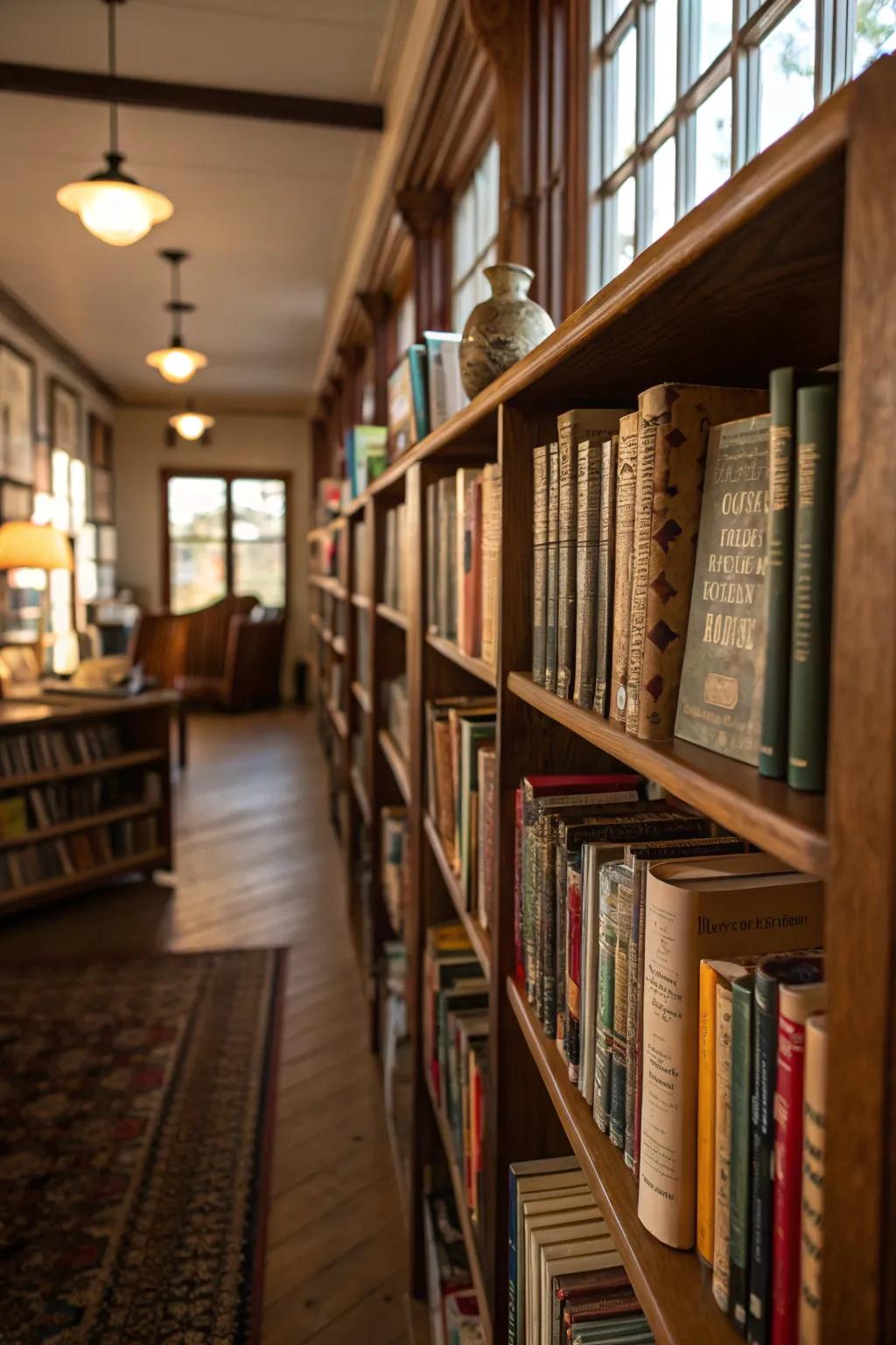 A collection of books with one concealing a secret compartment.