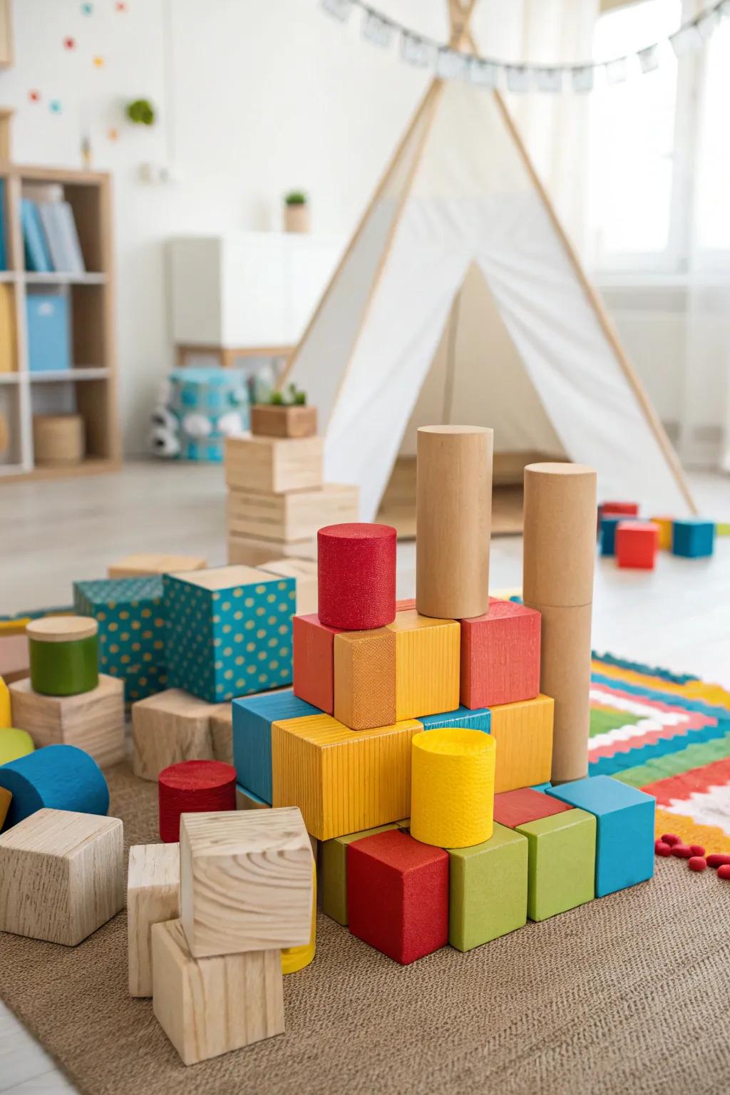 Diverse blocks sparking endless creativity.