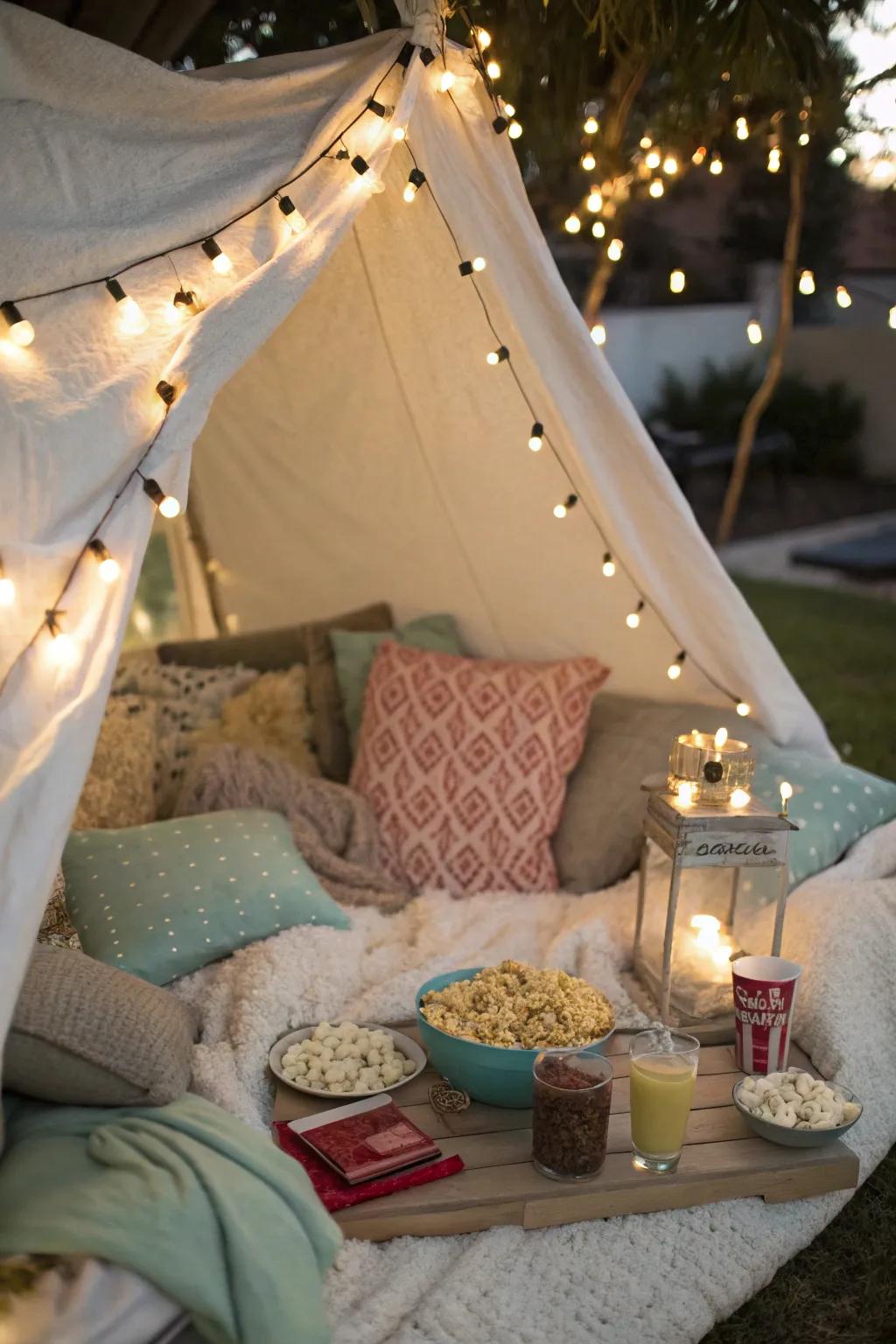 Relive childhood magic by crafting a snug blanket hideaway.