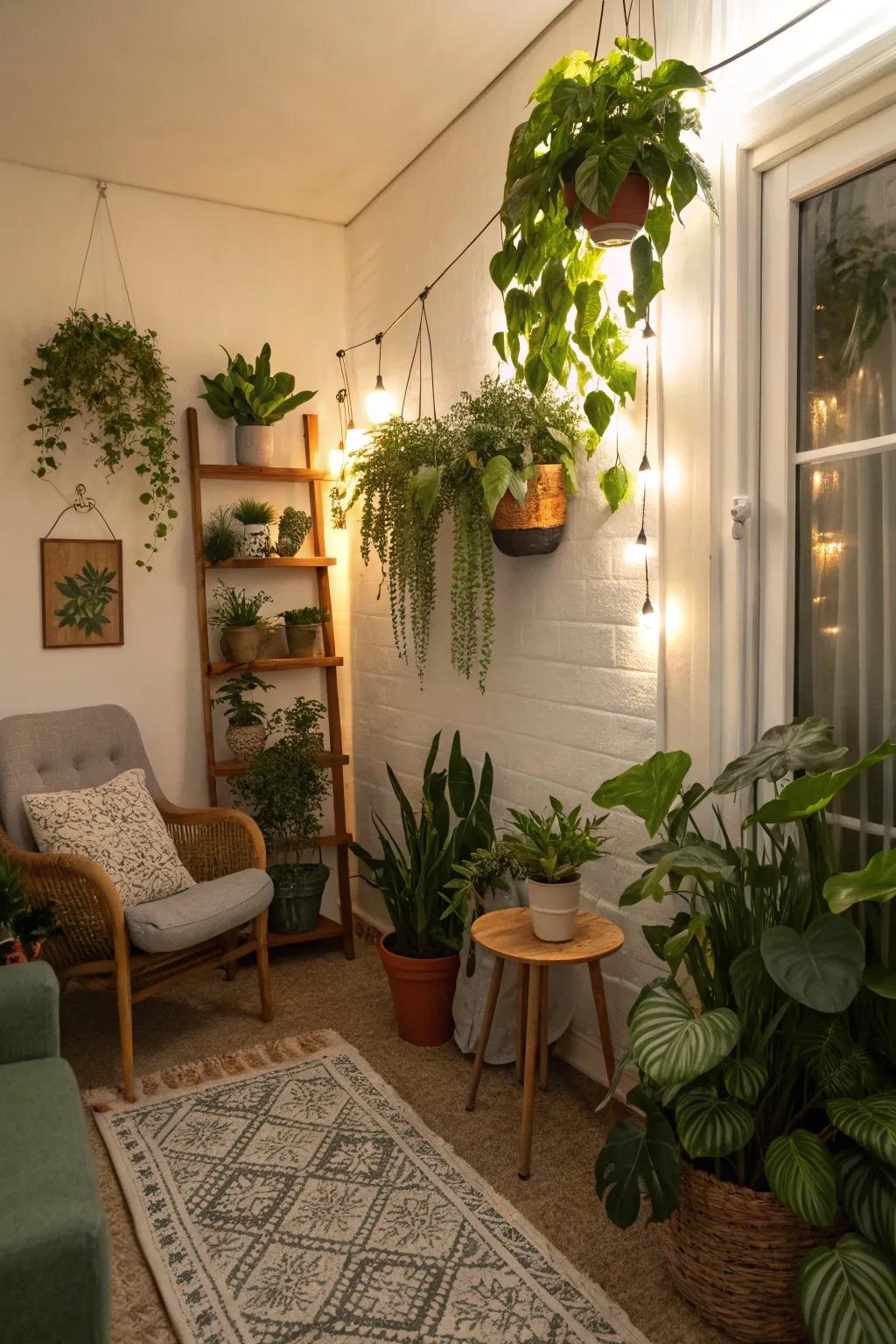 Plants add freshness and vibrancy to your space.