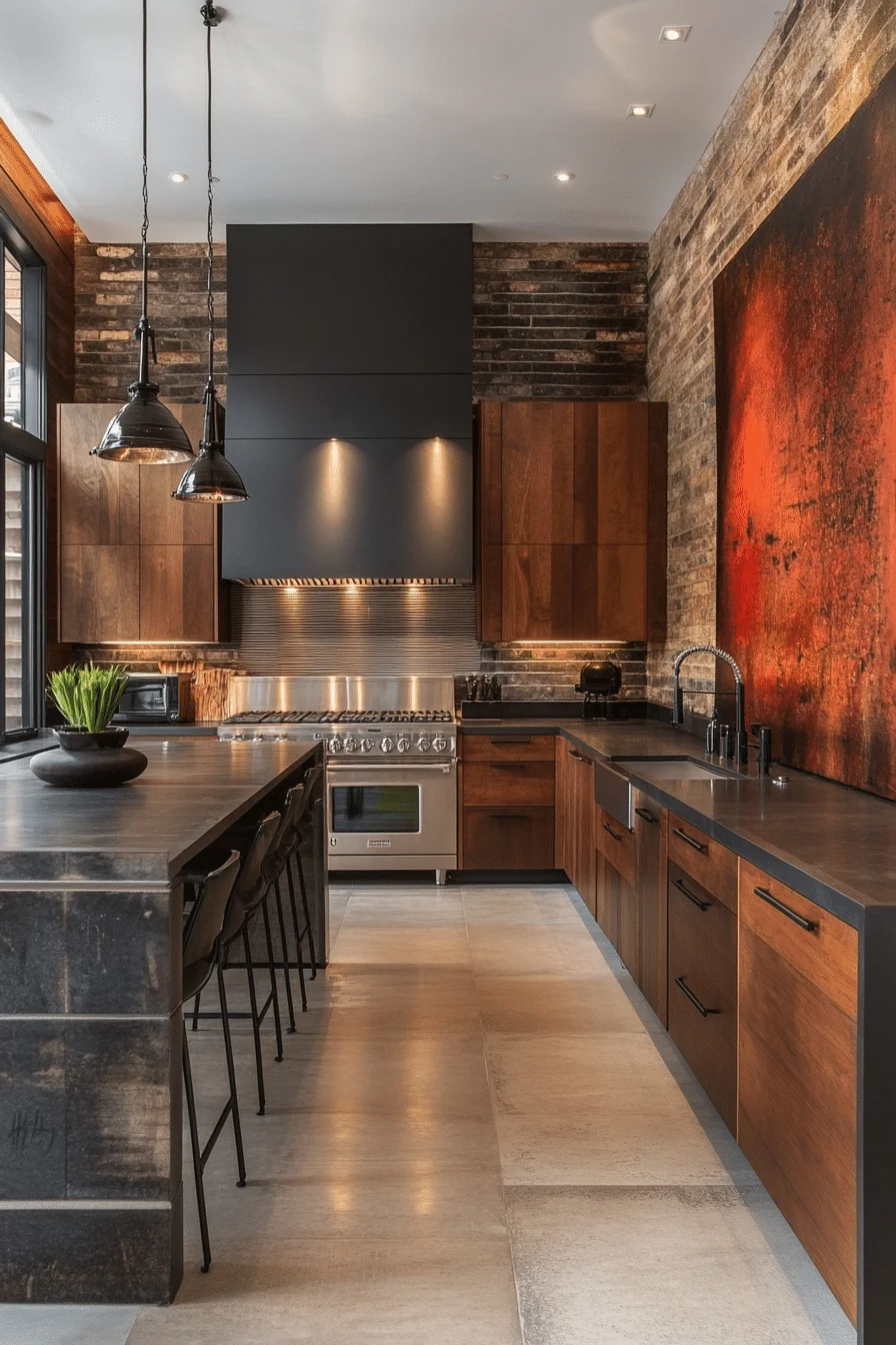 Art-Inspired Kitchen