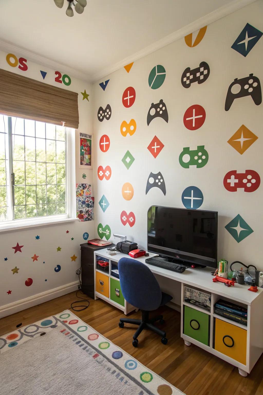 Create a gamer's dream space.