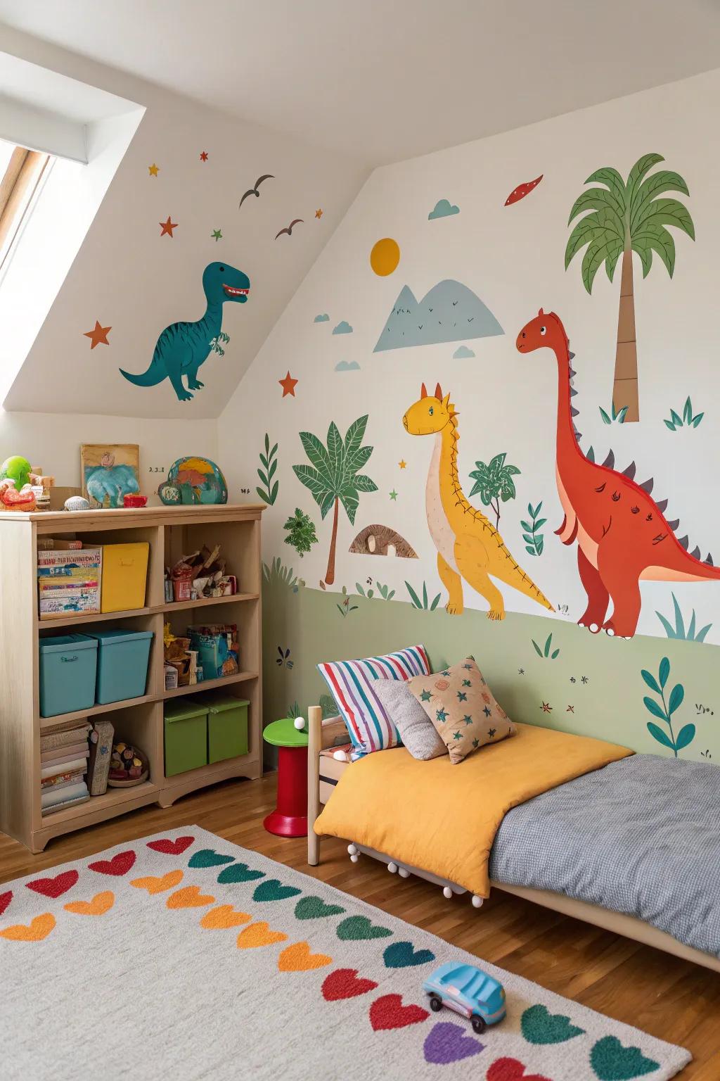 Step into a dinosaur adventure.