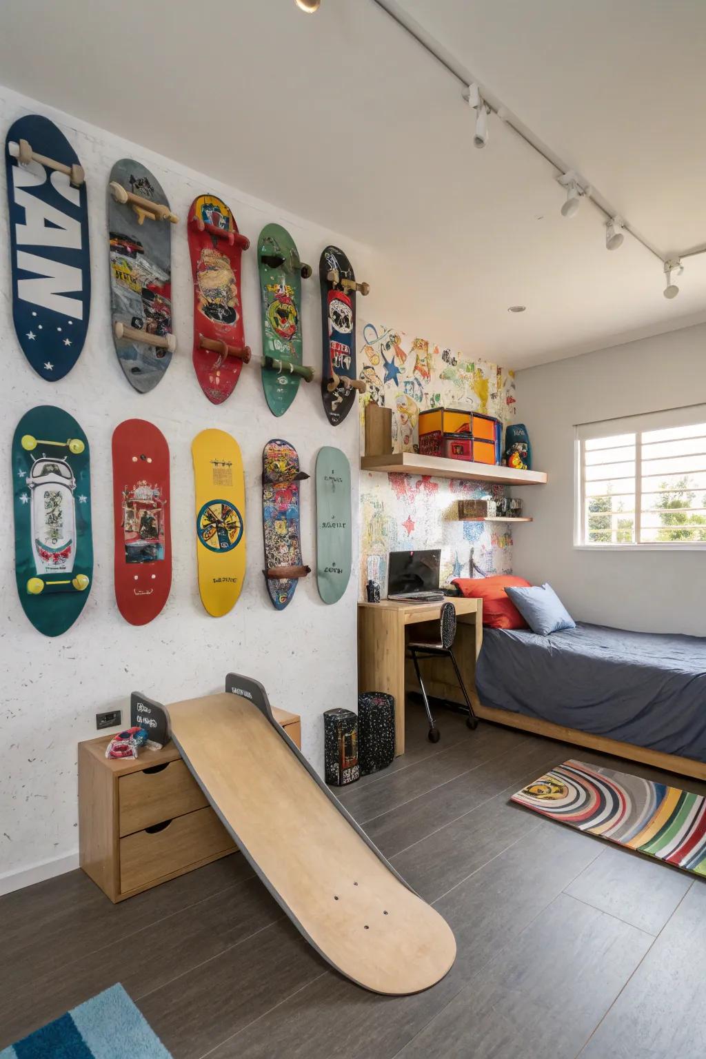 Add urban skateboarding style.