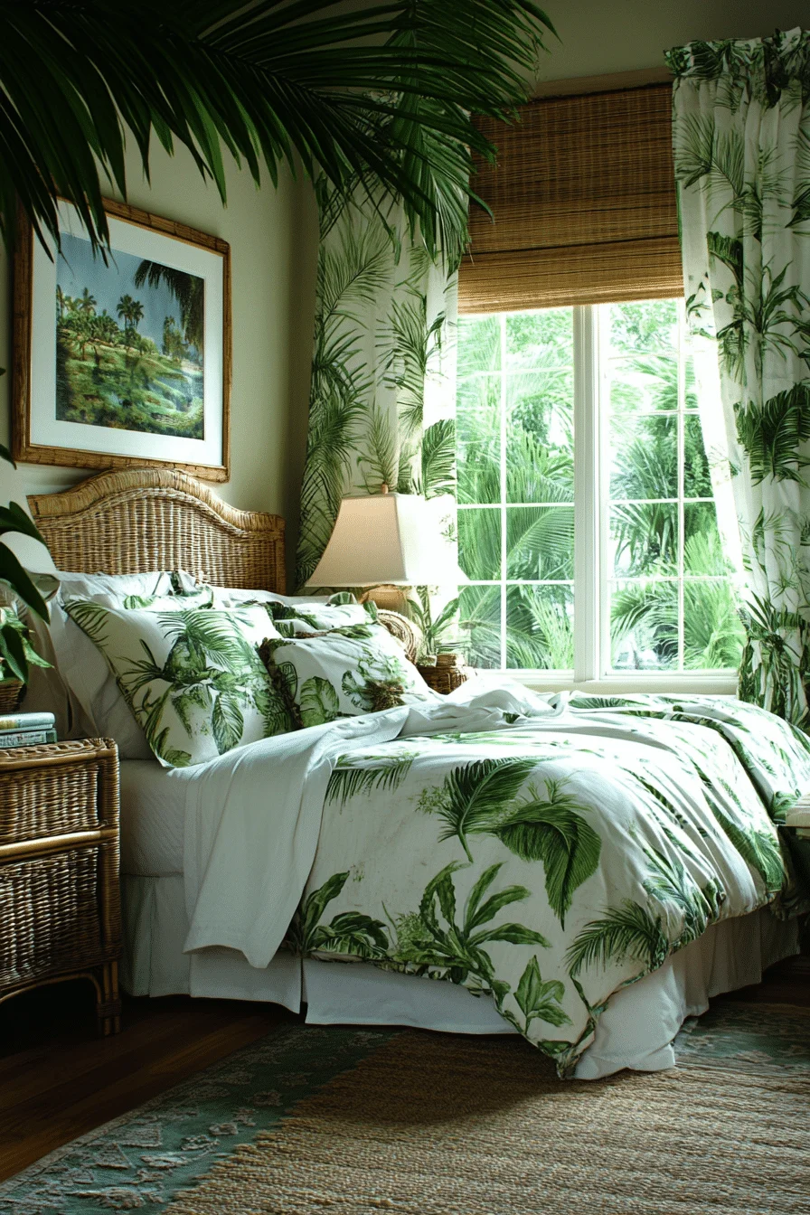 Palm Leaf Bedroom