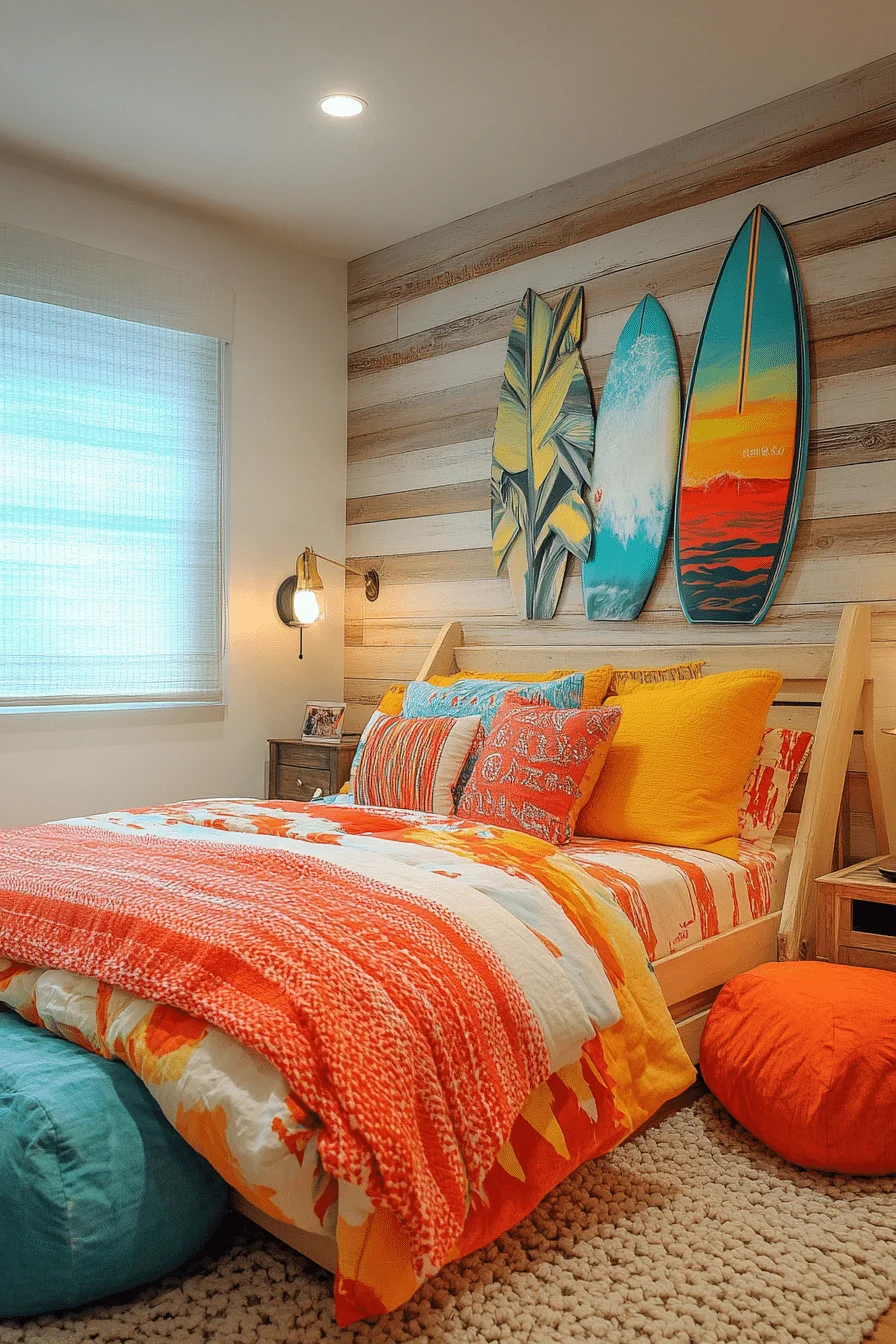 Surf Inspired Bedroom