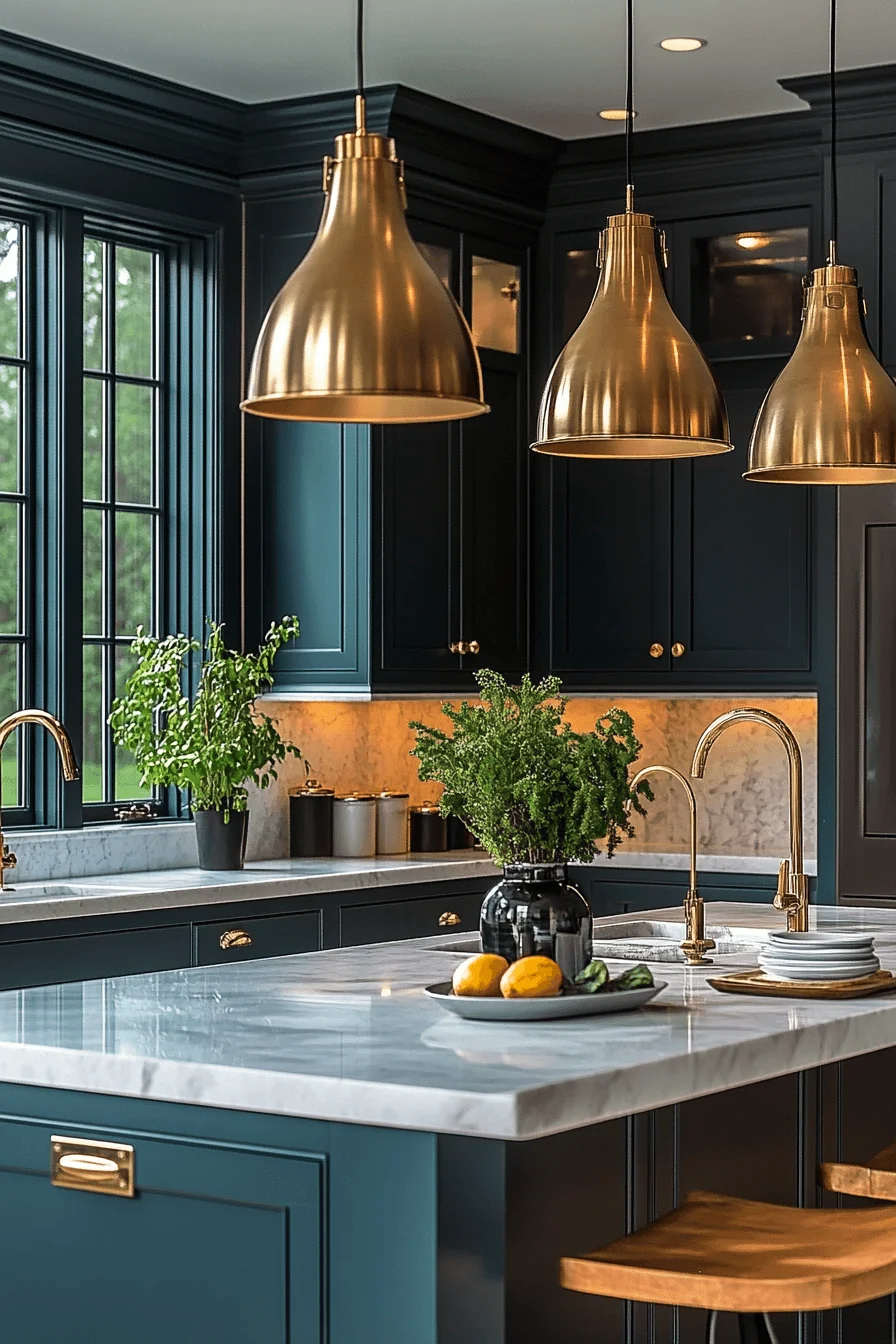 Gold kitchen hardware