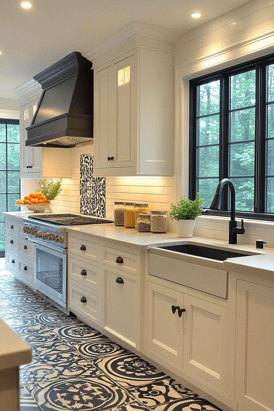 Decorative kitchen tile patterns