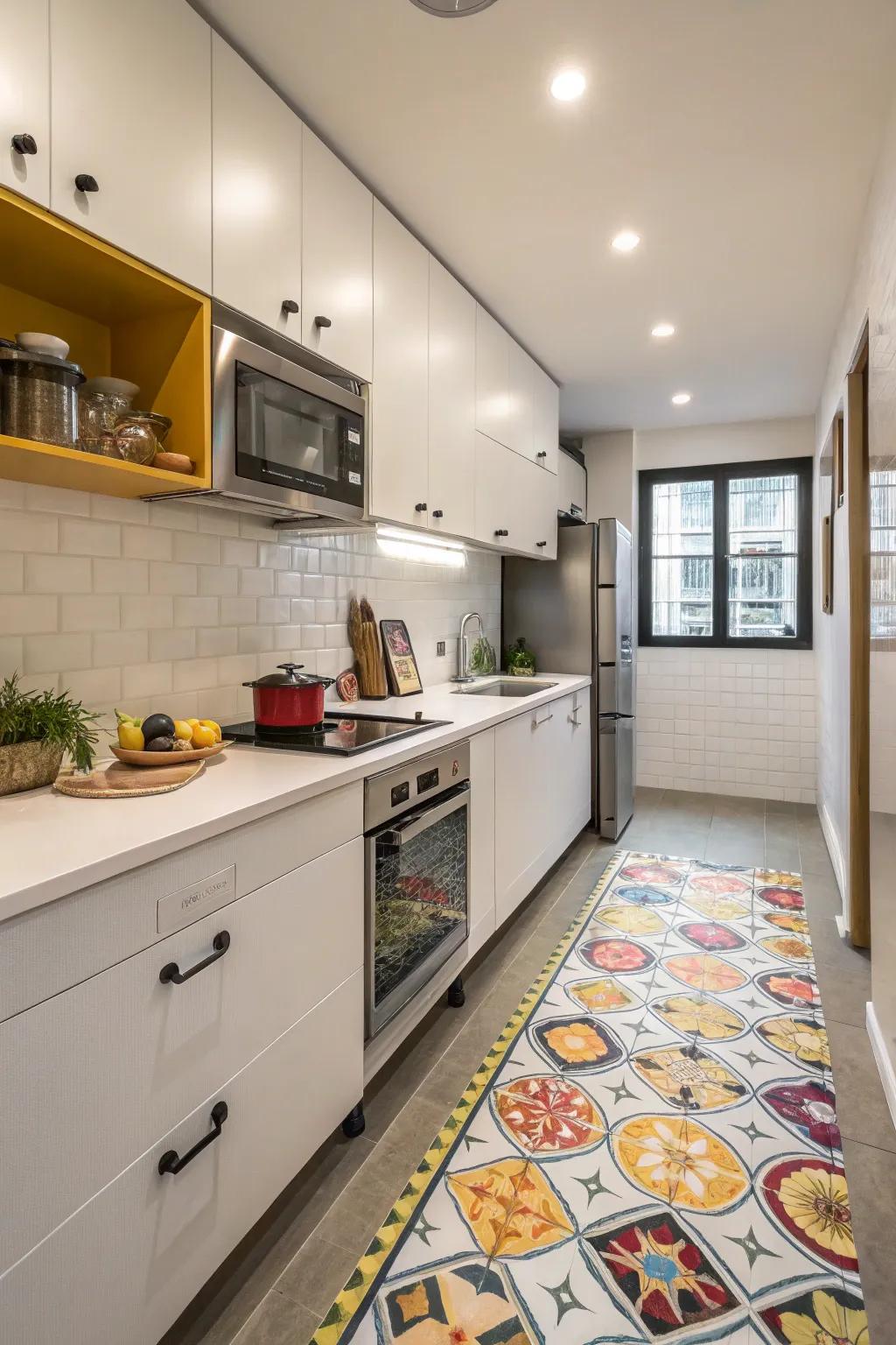 Upgrade floors easily with removable tiles