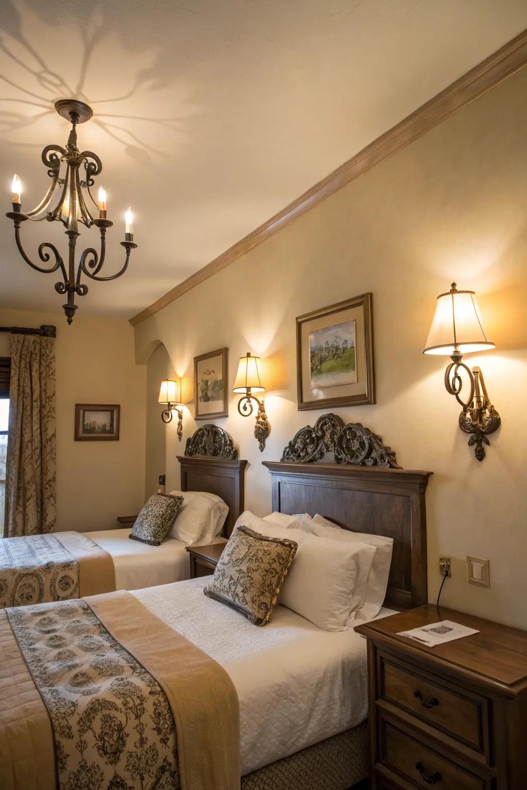 Battery-operated sconces for flexible lighting