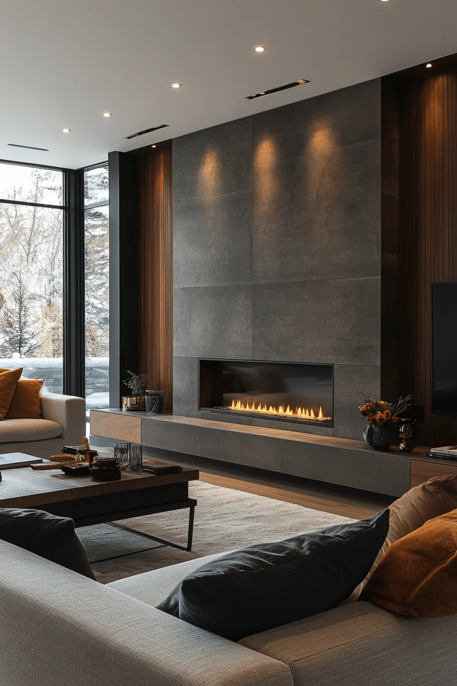 Smart home fireplace control