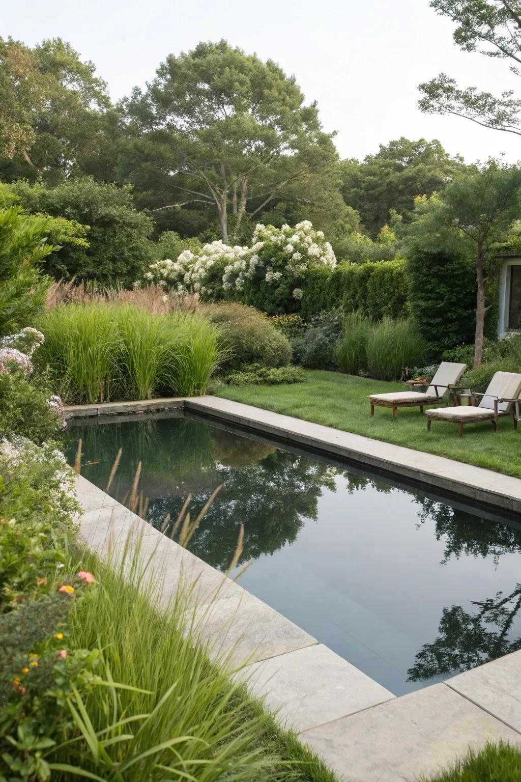 Water features add calm and sophistication to your outdoor area.