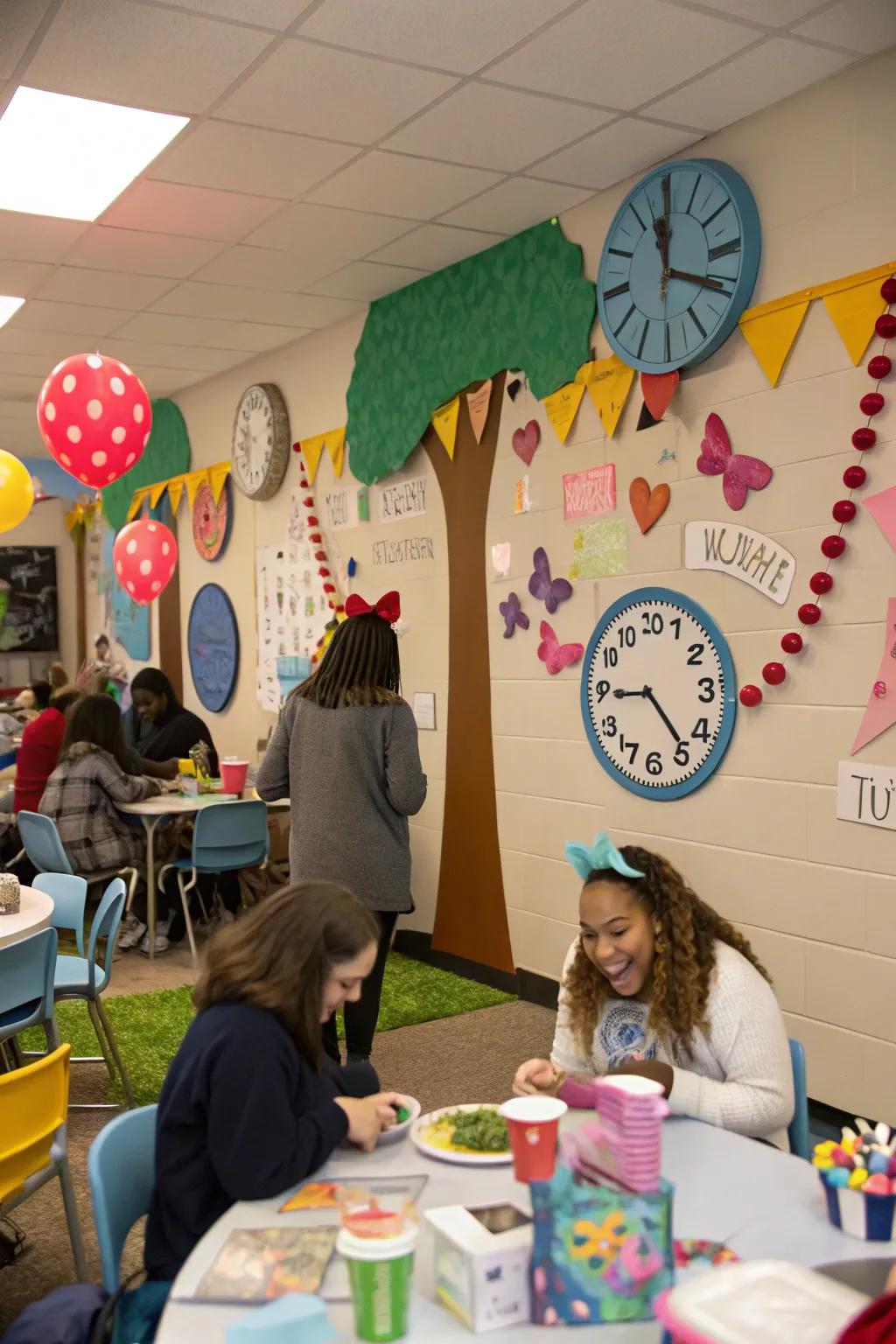 Celebrate improved attendance with a unique tardy party.