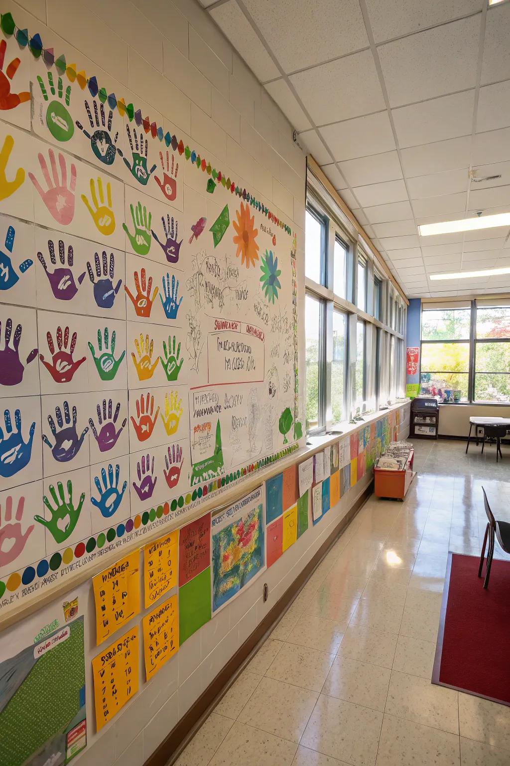 Transform attendance charts into collaborative art projects.