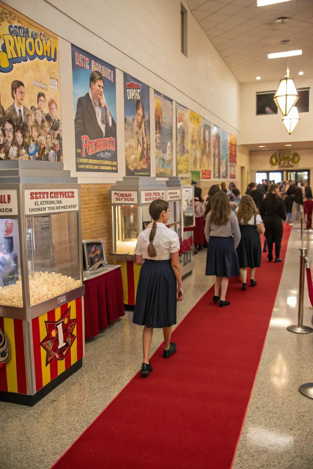 Popcorn and movies create a perfect attendance incentive.